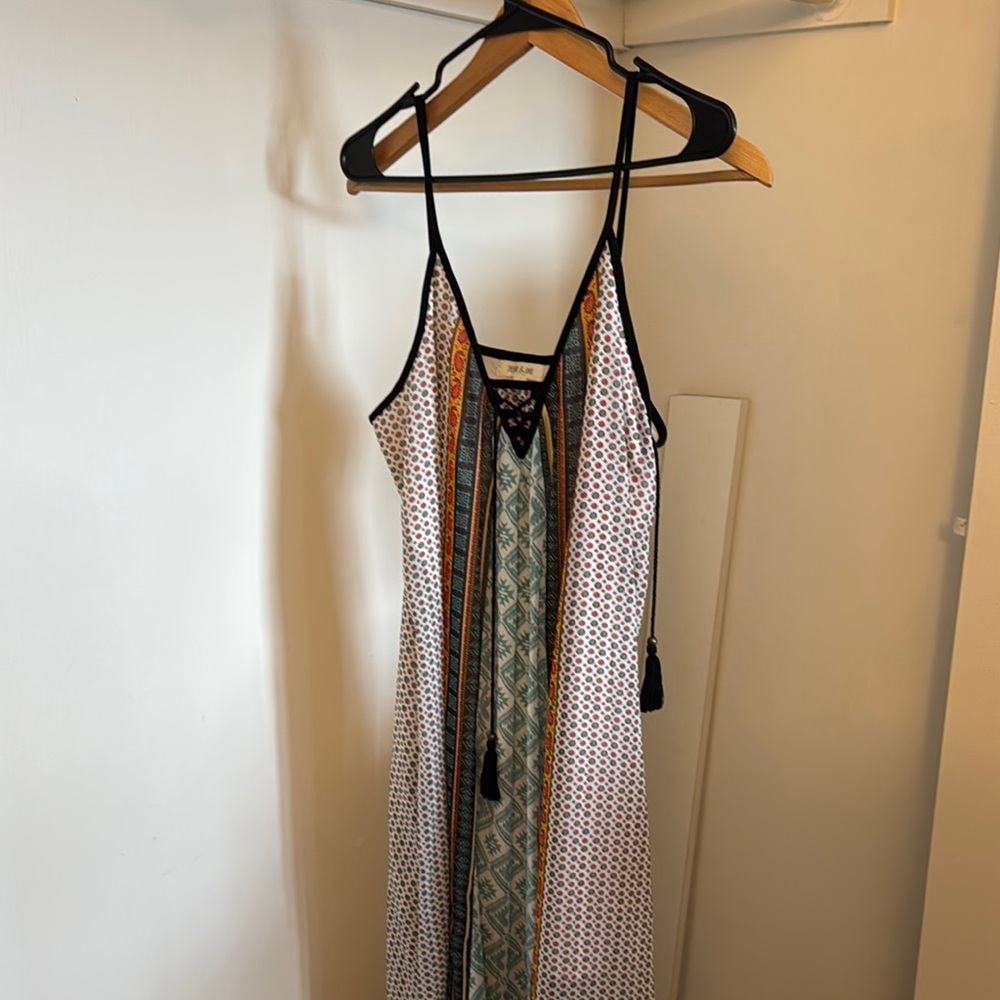 Elegant Multicolor Maxi Dress